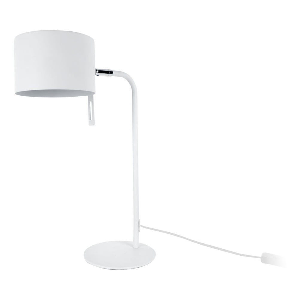 Bílá stolní lampa Leitmotiv Shell, výška 45 cm