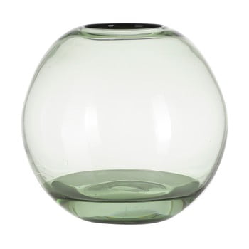 Vază din sticlă A Simple Mess Hedge, înălțime 18 cm, verde