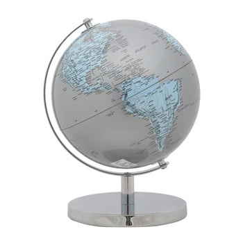 Glob decorativ mauro ferretti mappamondo silver, ⌀ 20 cm