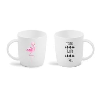 Cană din porțelan vialli design wild flamingo, 370 ml
