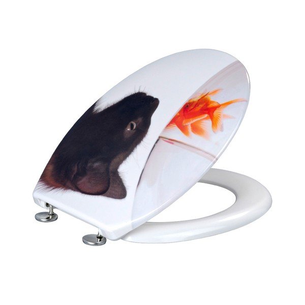 WC sedátko Wenko Fish & Cat, 45 x 37,5 cm
