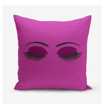 Față de pernă minimalist cushion covers lash, 45 x 45 cm, roz