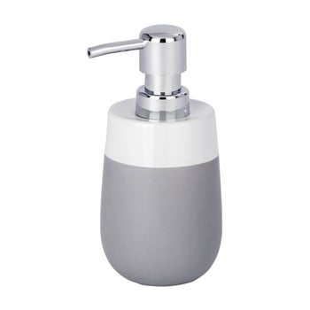 Dozator ceramică pentru săpun wenko malta, alb - gri