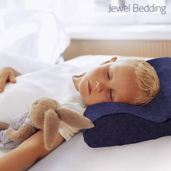 Pernă cu spumă de memorie InnovaGoods Jewel Bedding, albastru închis