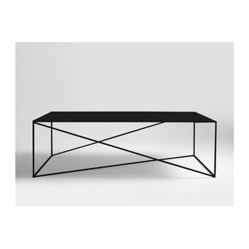Masă de cafea custom form memo, lungime 140 cm, negru
