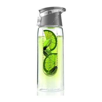 Sticlă asobu flavour it 2 go, 600 ml, gri