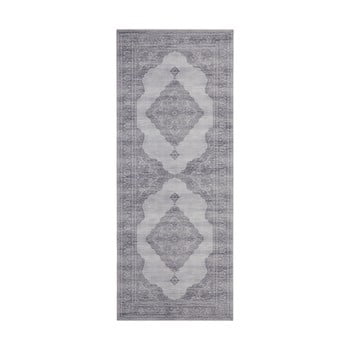 Covor nouristan carme, 80 x 200 cm, gri deschis