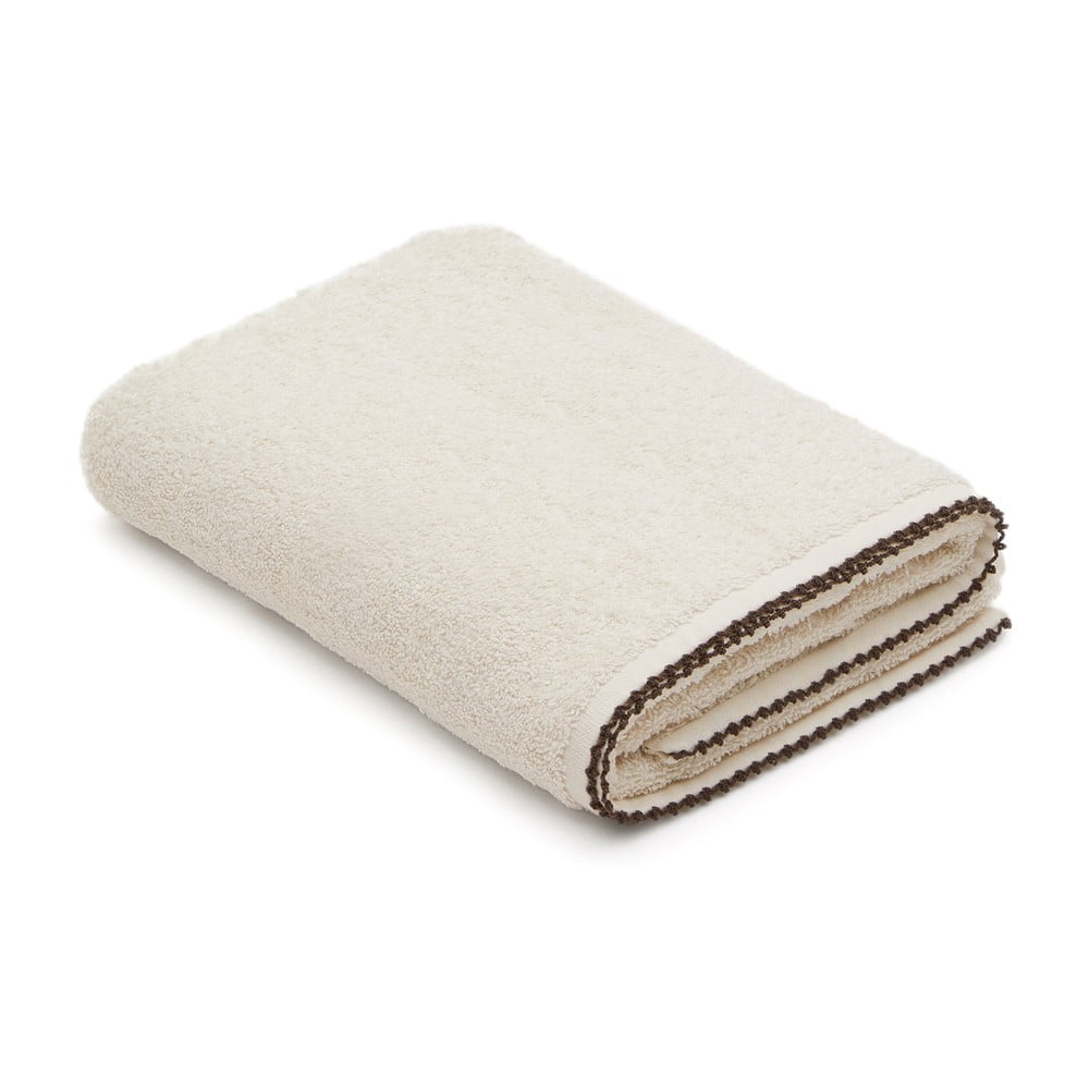Béžový froté bavlněný ručník 30x50 cm Sinami – Kave Home