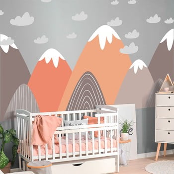 Autocolant ambiance scandinavian giant mountains franscika