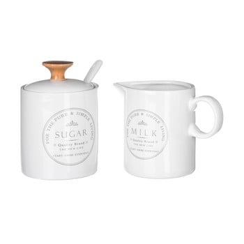 Set zaharniță și cană pentru lapte unimasa pure living