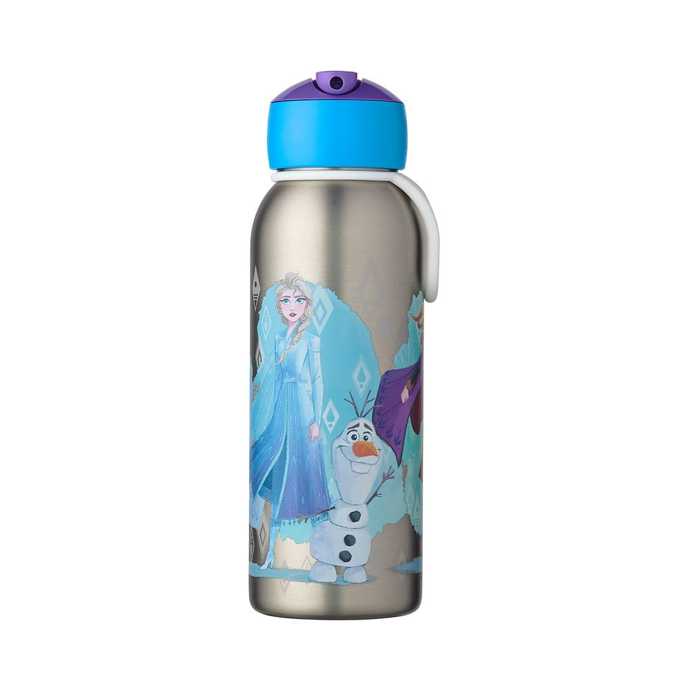 Nerezová dětská lahev ve stříbrné barvě 350 ml – Mepal