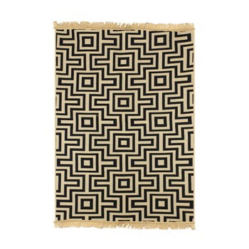 Covbor ya rugs kare, 120 x 180 cm, albastru închis