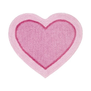 Covor pentru camera copiilor catherine lansfield heart, 50 x 80 cm, roz