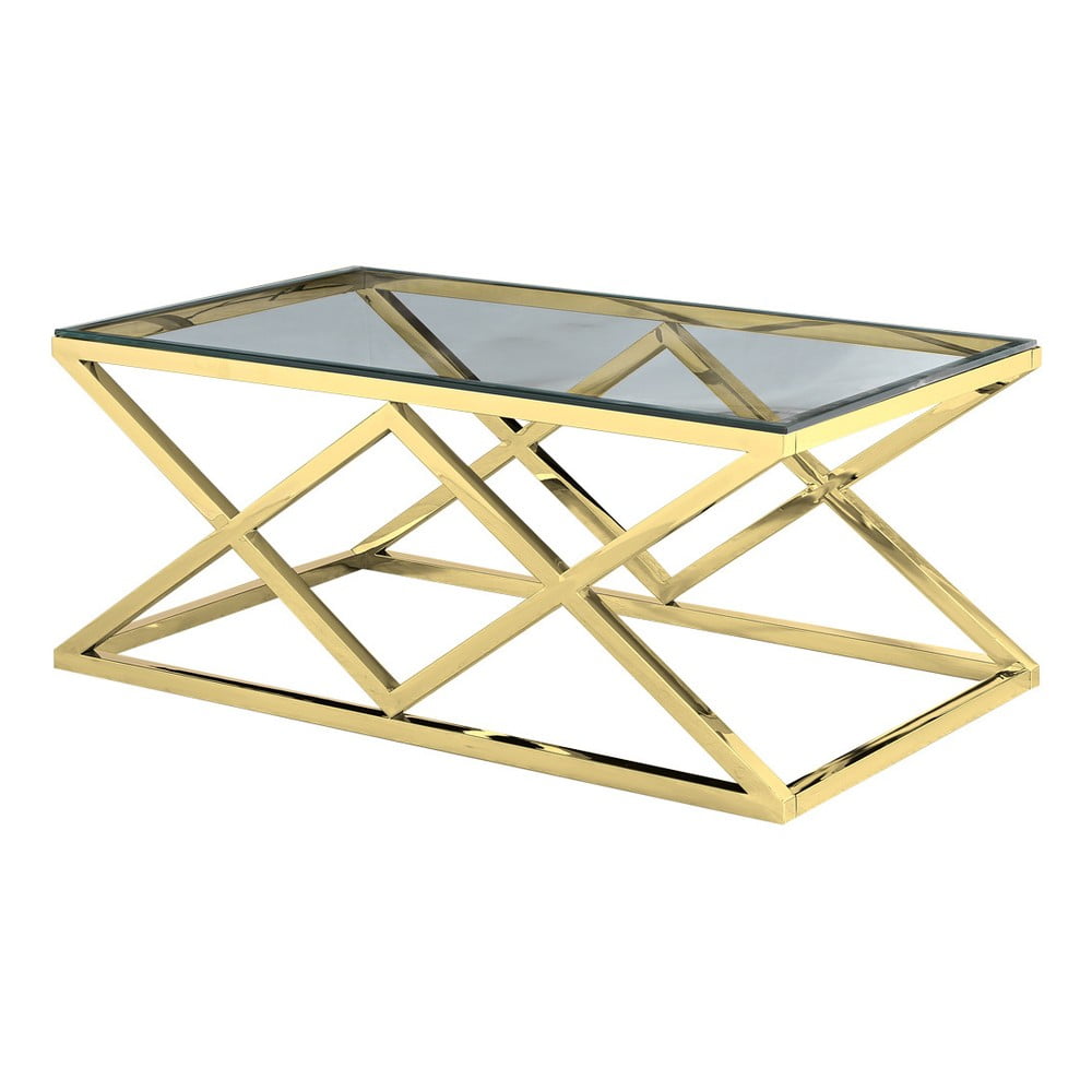 Konferenční stolek ve zlaté barvě Artelore Vanir