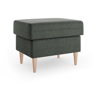 Puf mazzini sofas aubrieta, 60 x 45 cm, gri închis
