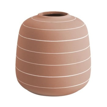 Vază din ceramică pt living terra, ⌀ 16,5 cm, cărămiziu