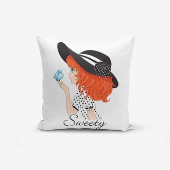 Față de pernă minimalist cushion covers sweety girl, 45 x 45 cm