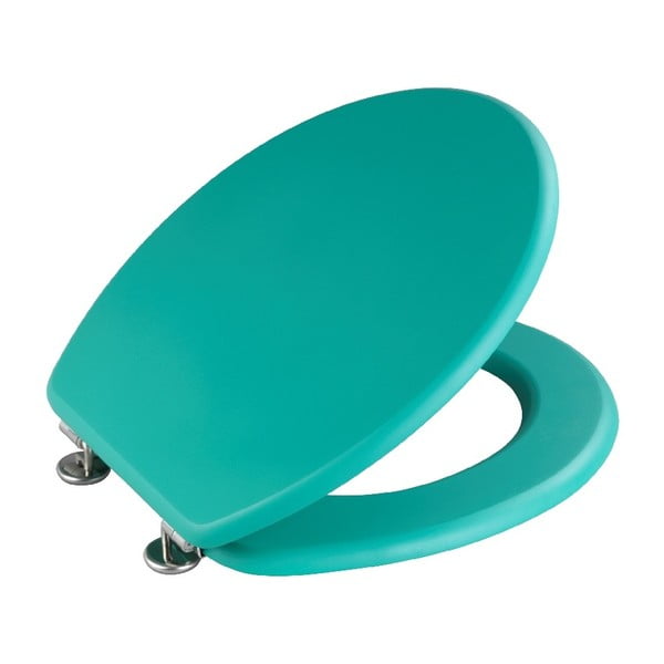Zelené WC sedátko Wenko Prima Green, 41 x 37 cm