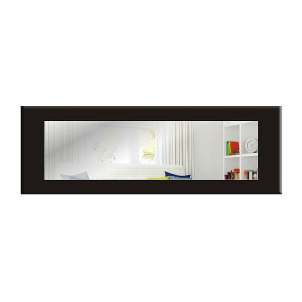 Nástěnné zrcadlo s černým rámem Oyo Concept Eve, 120 x 40 cm