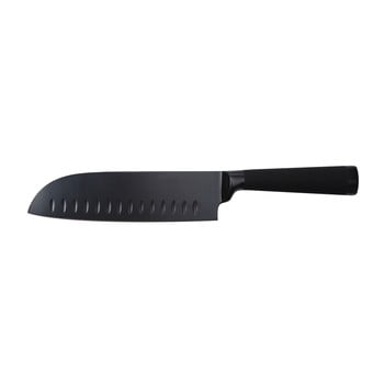 Cuțit Bergner Harley Santoku, 17 cm, negru