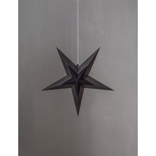 Černá vánoční dekorace Star Trading Diva, ø 60 cm