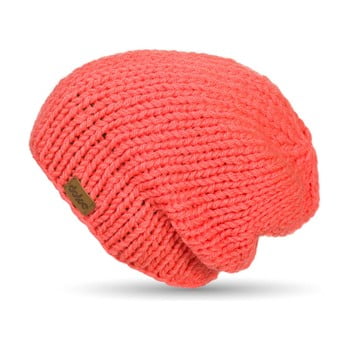 Căciulă tricotată manual doke coral beanie