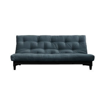 Canapea extensibilă karup design fresh black, albastru petrol