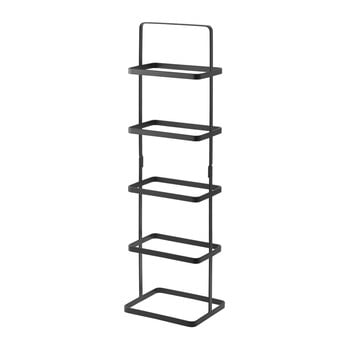 Suport înalt pentru pantofi yamazaki tower shoe rack, negru