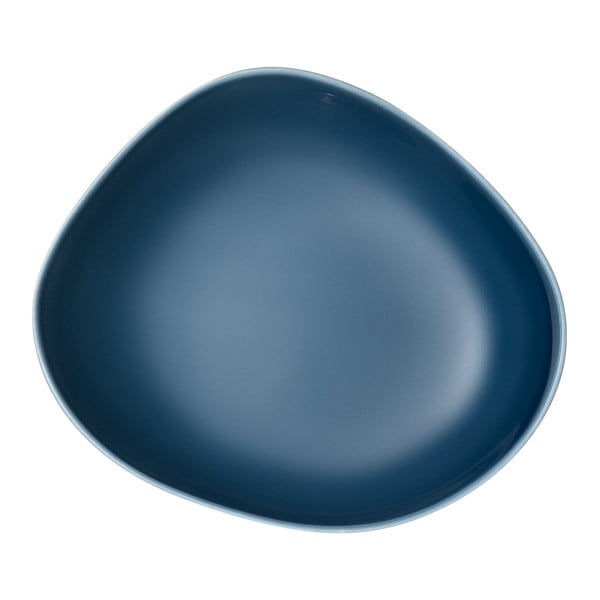 Světle modrý porcelánový hluboký talíř Villeroy & Boch Like Organic, 20 cm