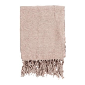 Pled din bumbac ego dekor chenille solid, 130 x 70 cm, roz