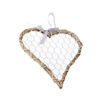 Decorațiune de agățat din ratan dakls heart tres