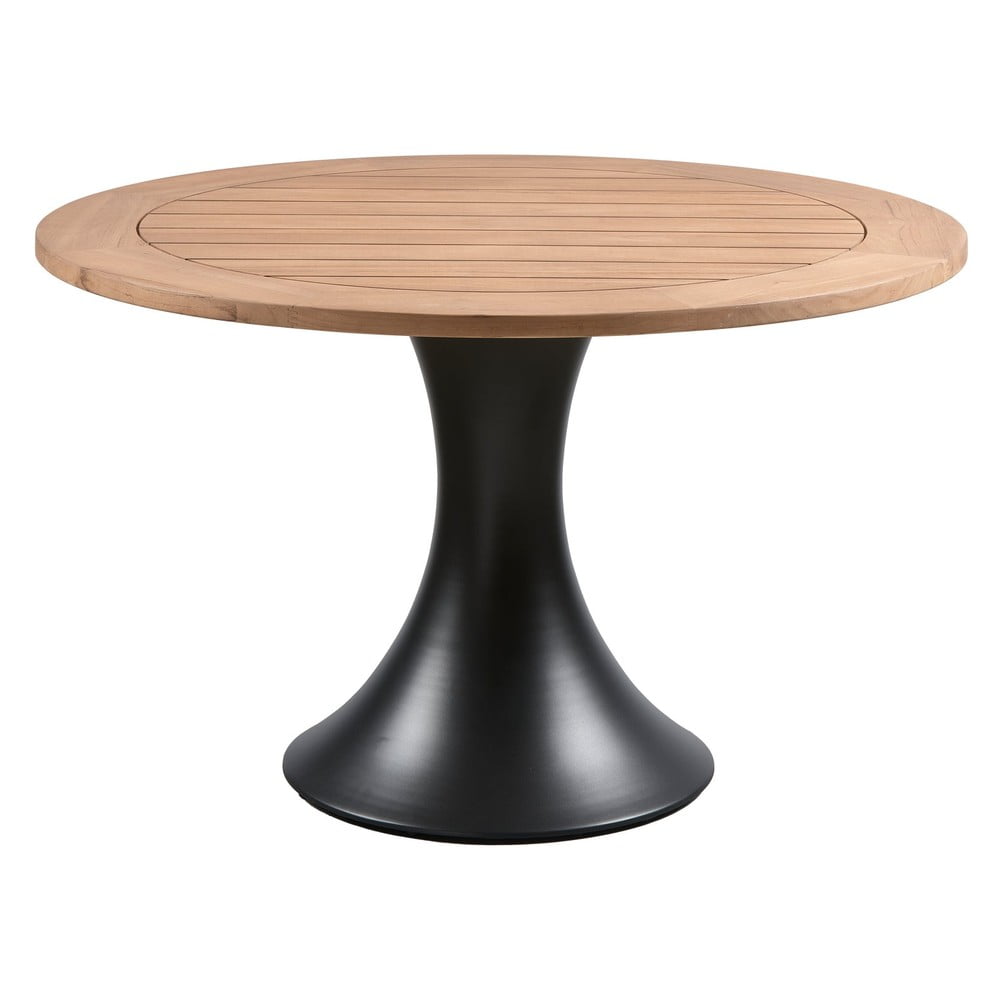Kulatý zahradní jídelní stůl z teakového dřeva ø 122 cm Charley – Exotan