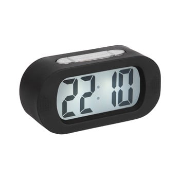 Ceas cu alarmă karlsson gummy, negru