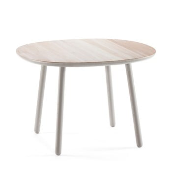 Masă dining din lemn masiv emko naïve, 110 cm, gri