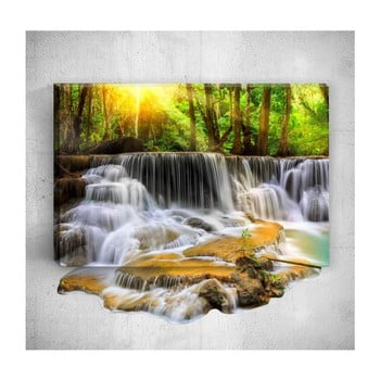 Tablou de perete 3d mosticx waterfall, 40 x 60 cm