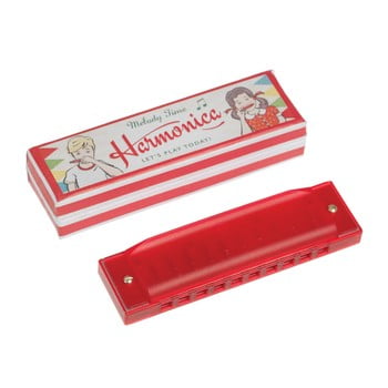 Harmonică rex london traditional, roșu