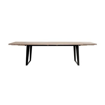 Set 2 extensii pentru masa din lemn de stejar alb unique furniture novara