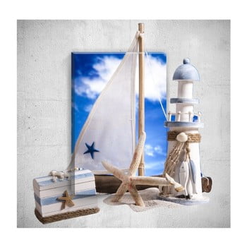 Tablou de perete 3d mosticx sea life, 40 x 60 cm