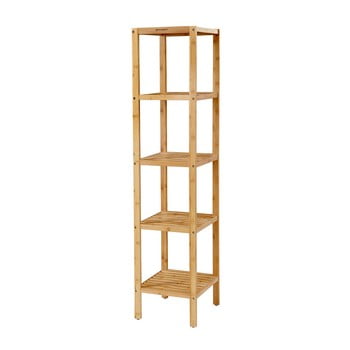 Etajera din bambus songmics, inaltime 146 cm