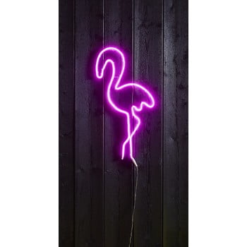 Decorațiune de perete cu neon best season flatneon flamingo
