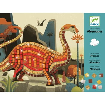 Set creativ pentru copii djeco dinozauri strălucitori