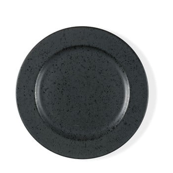 Farfurie din gresie ceramică pentru desert bitz basics black, ⌀ 22 cm, negru