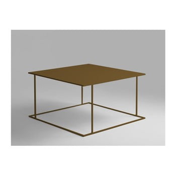 Masă de cafea custom form walt, 80 x 80 cm, auriu