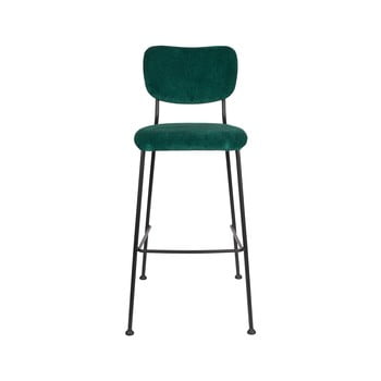 Set 2 scaune de bar zuiver benson, înălțime 102,2 cm, verde închis
