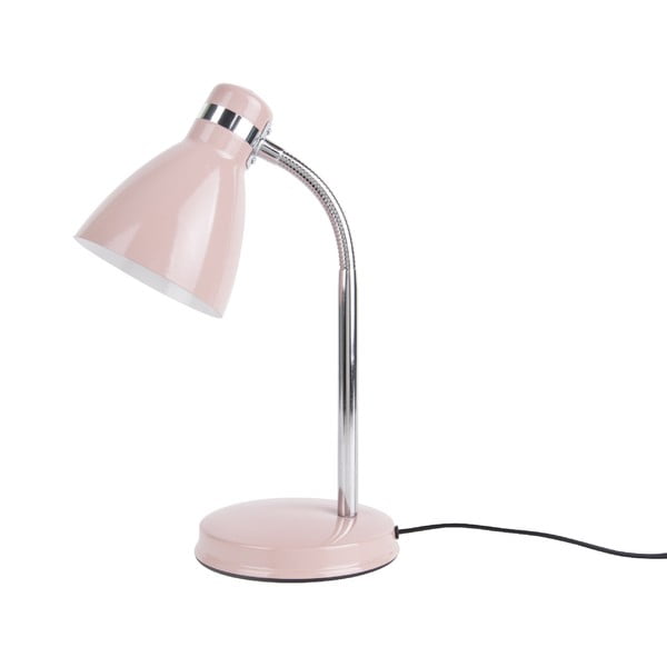 Růžová stolní lampa Leitmotiv Study