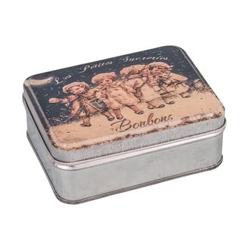 Cutie din metal antic line bonbons