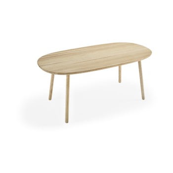 Masă dining din lemn de frasin emko naïve, 180 x 90 cm, natural