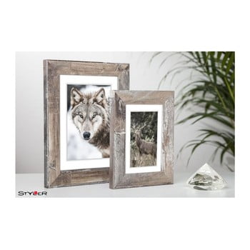 Ramă foto pentru fotografii styler bergen shabby, 40 x 50 cm, maro