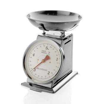 Cântar de bucătărie brandani, inoxidabil, capacitate încărcare 5 kg
