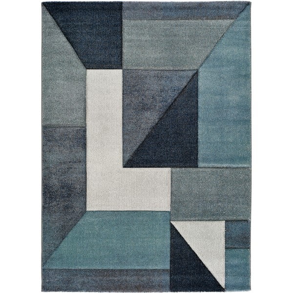 Modrý koberec Universal Mya Geo, 120 x 170 cm